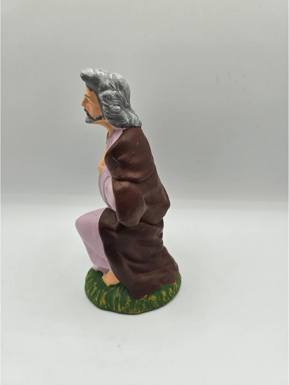 Vtg 1960s Paper Mache Christmas Nativity Figure Joseph Depose Fontanini